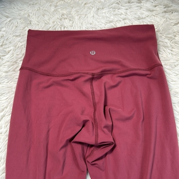 Lululemon Align Crop *21" Misty Merlot - Picture 4 of 7
